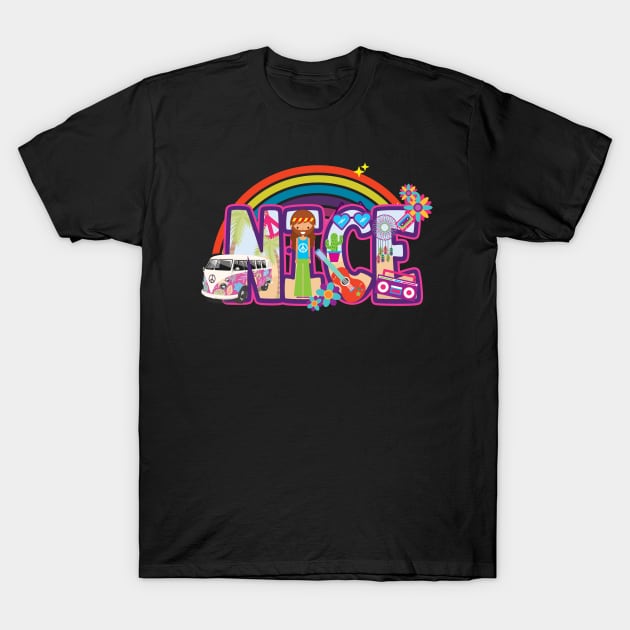 'Nice Graphic 70s Design' Awesome 70s Vintage T-Shirt by ourwackyhome